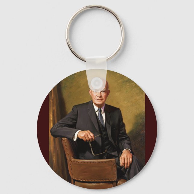 34 Dwight D. Eisenhower Key Ring (Front)