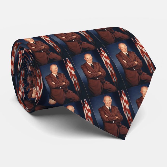 34 Dwight David Eisenhower Tie (Rolled)