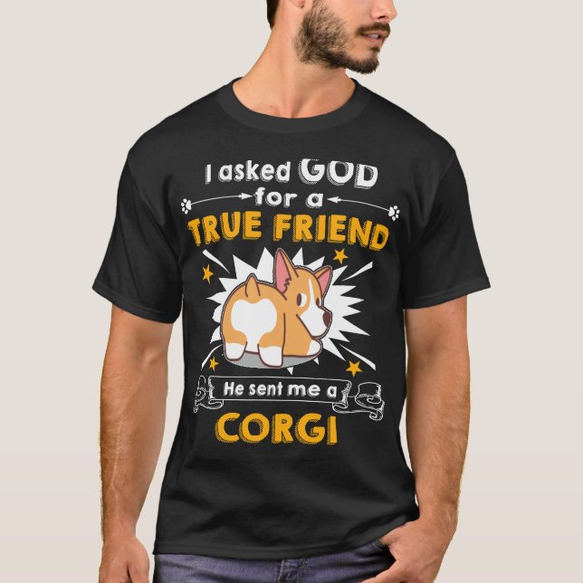 34 He Sent Me A Corgi T-Shirt (Front)