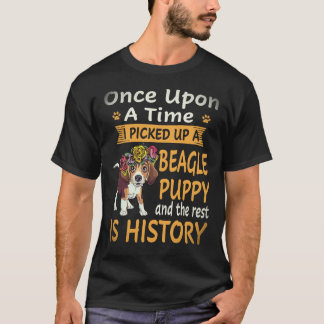 34 One Upon A Time -  Beagle Puppy Beagle T-Shirt