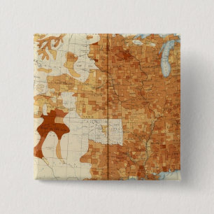 34 Proportion religious denominations 1890 15 Cm Square Badge