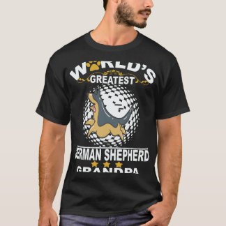 34 World's Greatest German Shepherd Grandpa German T-Shirt