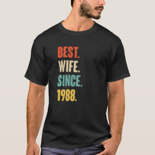 34 Year Wedding Anniversary For Her Best Wife Sin T-Shirt