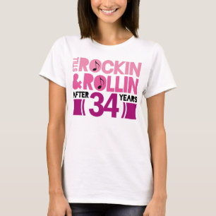 34th Anniversary Wedding Gift T-Shirt