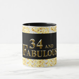 34th  Birthday  Mug
