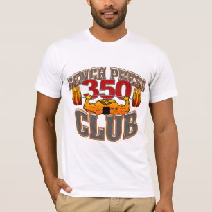 350 Club Bench Press Fitted TShirt