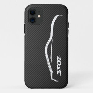 350Z White Silhouette Logo iPhone 11 Case