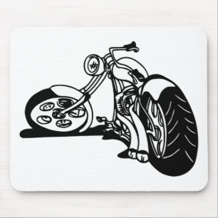354 Chopper Bike Mouse Pad