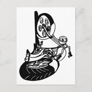 354 Chopper Bike Postcard
