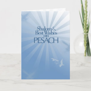 3572 Passover Shalom and Best Wishes Card