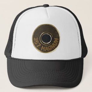 357 Magnum brass shell casing Trucker Hat