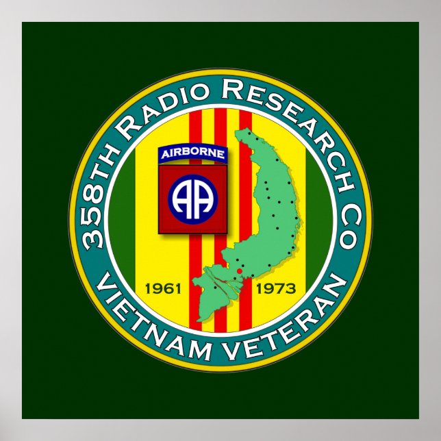 358th RRC - ASA Vietnam Poster (Front)