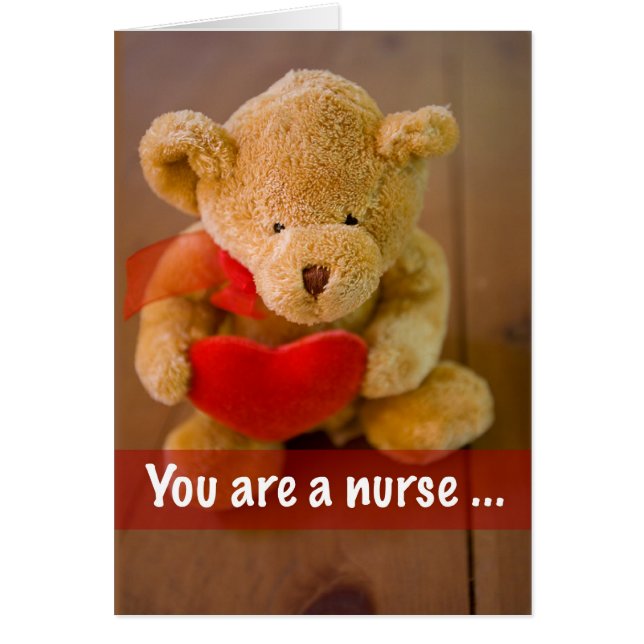 3599 Nurse Bear Heart (Front)
