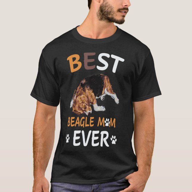 35 Best Beagle Mum Ever Beagle T-Shirt (Front)