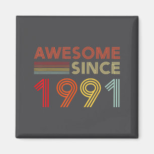 35 Birthday Decorations Men 35yr Awesome 1991 35th Magnet