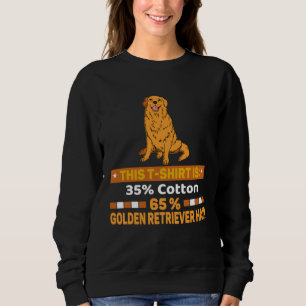 35 Cotton 65 Golden Retriever Hair  Dog Apparel Sweatshirt