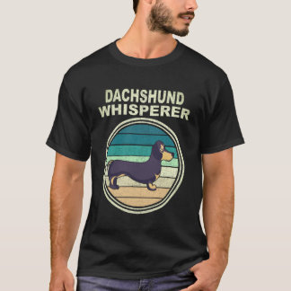 35 Dachshund Whisperer Vintage T-Shirt