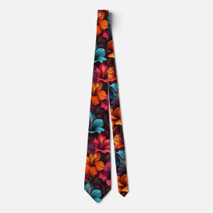 #35 Floral Pattern Tie
