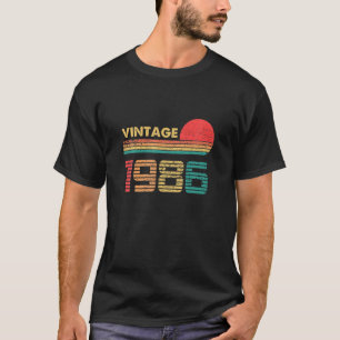 35 Year Old Birthday Vintage Classic Born In 1986 T-Shirt