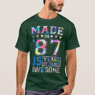 35 Year Old Girl Gifts For 35th Birthday Gift Born T-Shirt