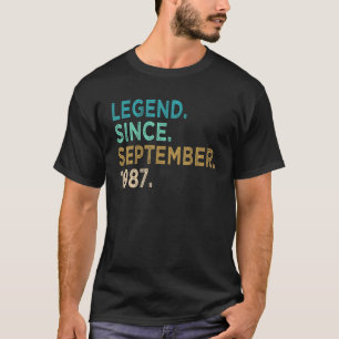 35 Years Old Awesome Since September 1987 35th 1 T-Shirt