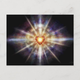 35HeartBurst-5.8x4.2-Postcard Postcard
