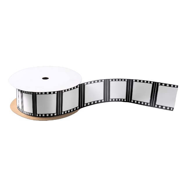35mm Movie Star Hollywood Film Cinema Template Satin Ribbon (Spool)