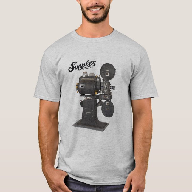 35mm Projector ''Simplex'' T-Shirt (Front)