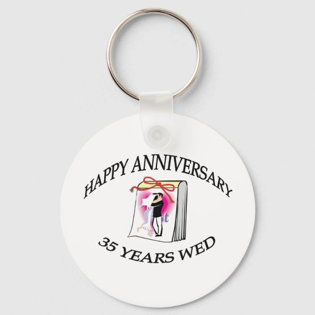 35th. ANNIVERSARY Key Ring (Front)