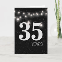 35th Anniversary with Lights and Stars