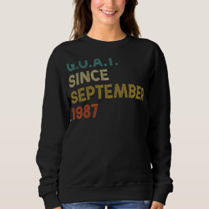 35th Birthday 35 Years Old Goat Since September 19 Sweatshirt