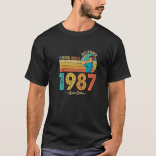 35th Birthday December 1987 Legend Since 1987 35 Y T-Shirt