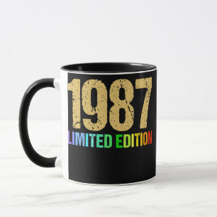 35th Birthday Ladies Mens 35 Years 1987 Funny Mug