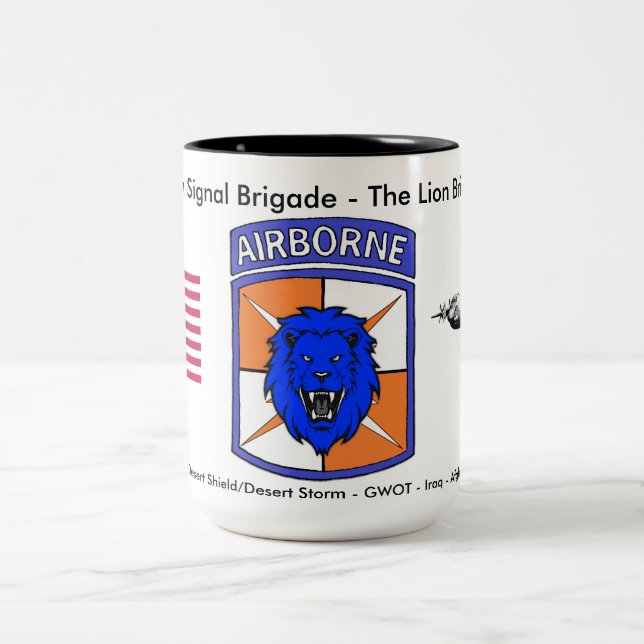 35th Signal Brigade Historic Coffee Mug #1 (Center)