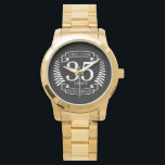35th Wedding ANNIVERSARY JADE / CORAL Watch<br><div class="desc">A design to celebrate your thirty fifth year of marriage. Paper is the traditional gift for this occasion. The text reads coral jade 35 year anniversary. A romantic design to celebrate your 35th year of marriage. If you would like any help customising this design please contact me, there is an...</div>