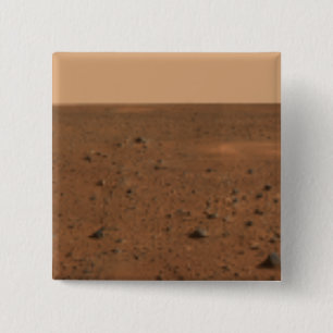 360-degree panoramic view of Mars 15 Cm Square Badge