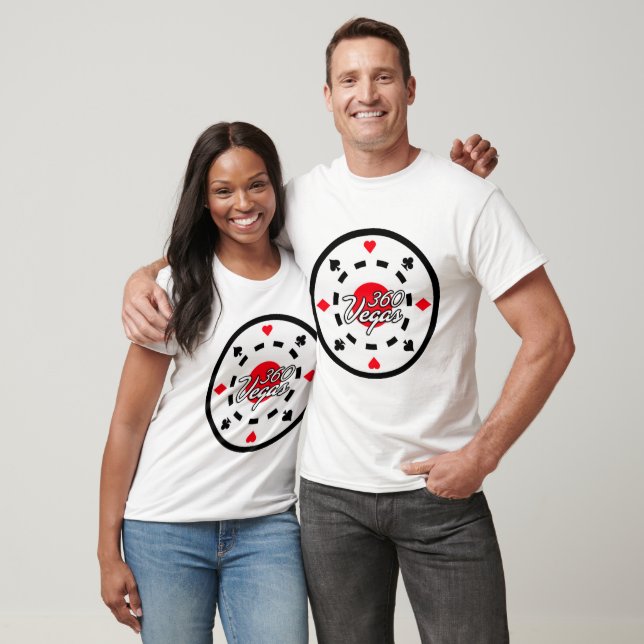 360 Vegas Bold Chip Logo Logo T-Shirt (Unisex)