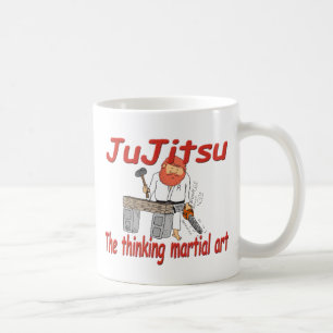 363 JuJitsu thinking martial art cartoon Coffee Mug