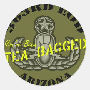 363rd EOD 'You've Been Tea Bagged' Sticker