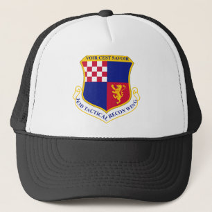 363rd Tactical Recon Wing - VOIR CEST SAVOIR Trucker Hat