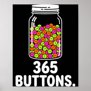 365 buttons jar meme rebrand tracking goal  poster