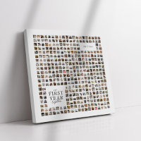 365 Days Collage Our First Year Together Keepsake