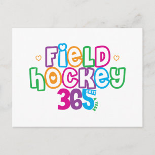 365 Field Hockey Postcard