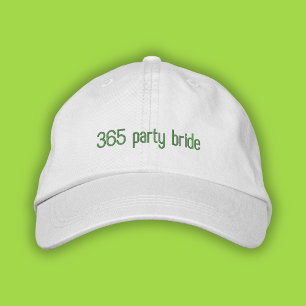 365 Party Bride Green Pop Girl Summer Dad Hat