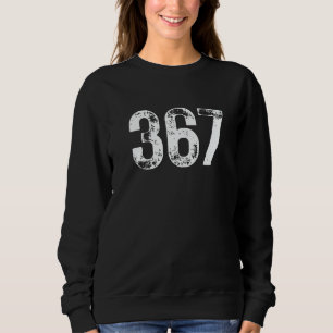 367 Area Code Quebec QC Mobile Telephone Area Code Sweatshirt