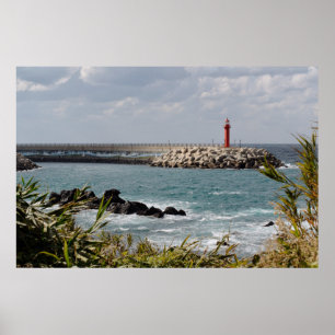 36×24 Jeju-do South Korea Lighthouse Photo Print