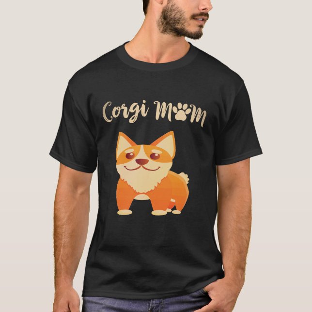 36 Corgi Mum Corgi T-Shirt (Front)