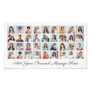 36 Photo Collage Add A Greeting Photo Enlargement