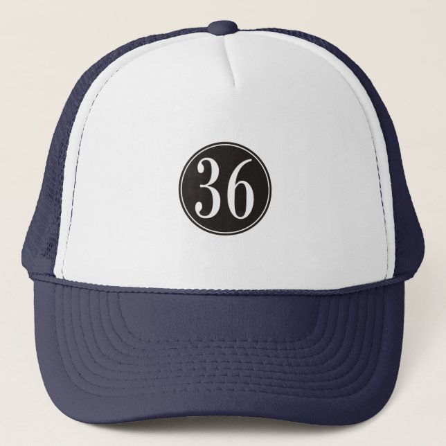 #36 TRUCKER HAT (Front)