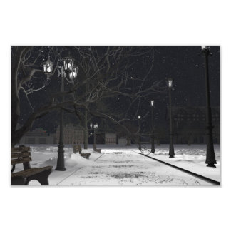 36"x24" paper poster with "City Park" image